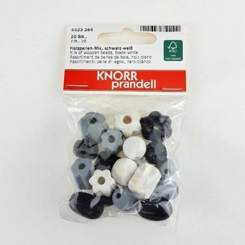 Populärt val Träpärlor Knorr Prandell Formmix Nr 1 Gråmix