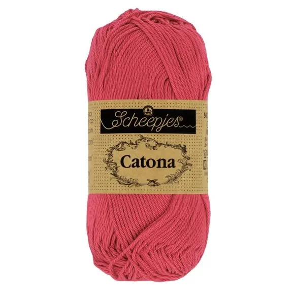 Sänkt pris Catona garn Scheepjes Rosewood Rosenträ 50 g 258