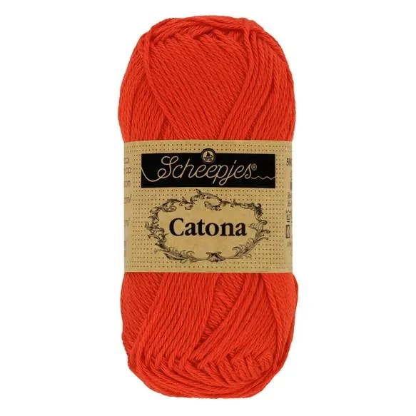 Catona garn Scheepjes Poppy Rose Vallmo 50 g 390 Bästa pris