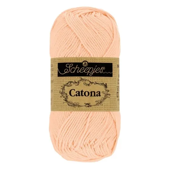 Begränsat erbjudande Catona garn Scheepjes Peach Sweet Mandarin 50 g 523