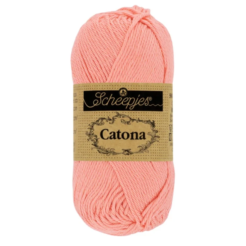 Catona garn Scheepjes Light Coral 50 g nr 264 Premium