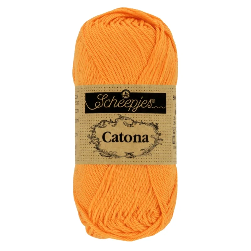 Billig Catona garn Scheepjes Sweet Orange 50 g 411