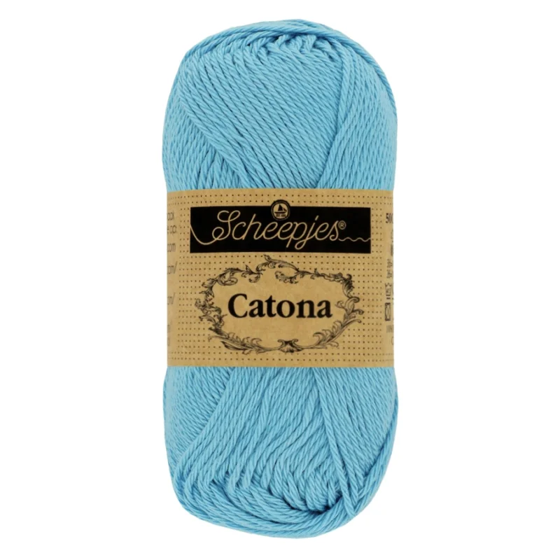 Catona garn Scheepjes Sky Blue 50 g nr 510 Kampanjpris