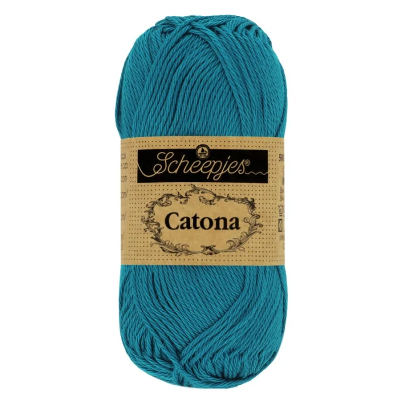 risnedsättning Catona garn Scheepjes Petrol Blue 50 g nr 400