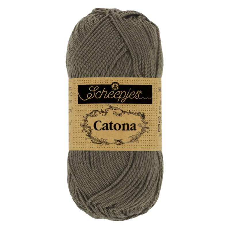 Catona garn Scheepjes Dark Olive 50 g 387 Utförsäljning