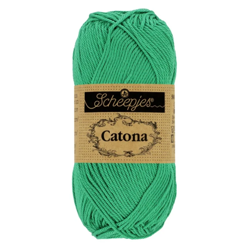 Catona garn Scheepjes Parrot Green 50 g 241 Reapris