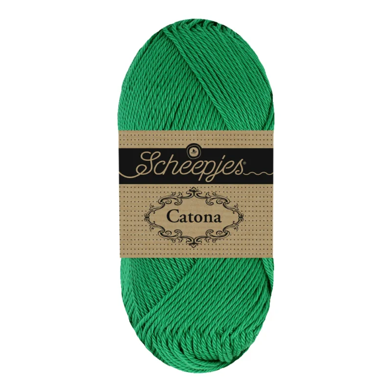 Catona garn Scheepjes Pine Grön 50 g nr 099 Kundfavorit