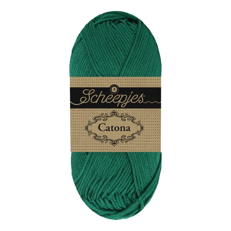 Premium Catona garn Scheepjes Bottle Green 50 g nr 098