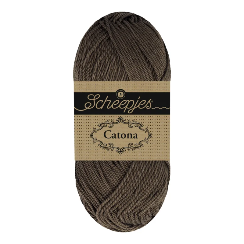Catona garn Scheepjes Cocoa Bean 50 g nr 111 Premium