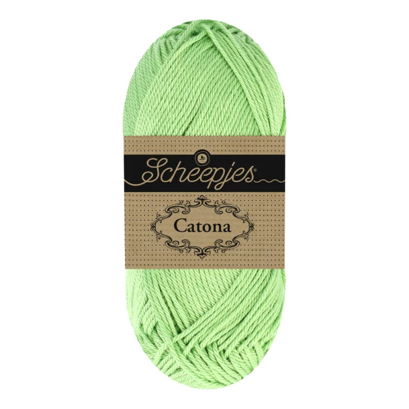 Köp online Catona garn Scheepjes Sprout Ljusgrön 50 g nr 103