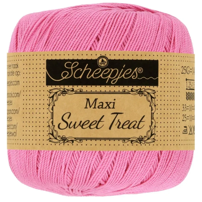Virkgarn Maxi Sweet Treat 25 g Freesia 519 Sista chansen