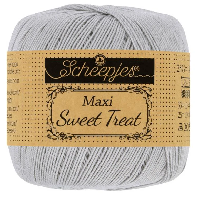 Populärt val Virkgarn Maxi Sweet Treat 25 g Mercury 074