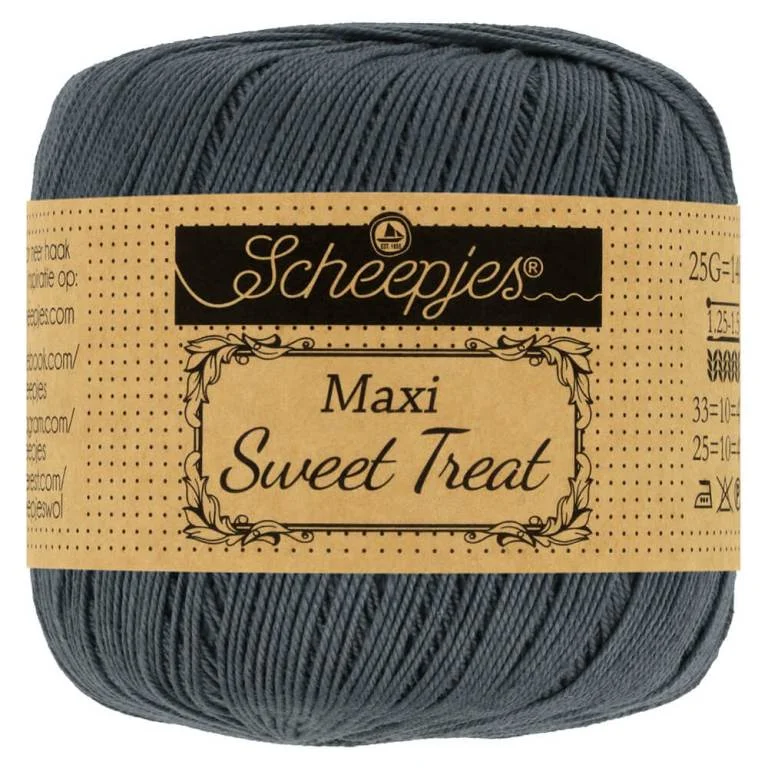 Fynd Virkgarn Maxi Sweet Treat25 g Charcoal 393
