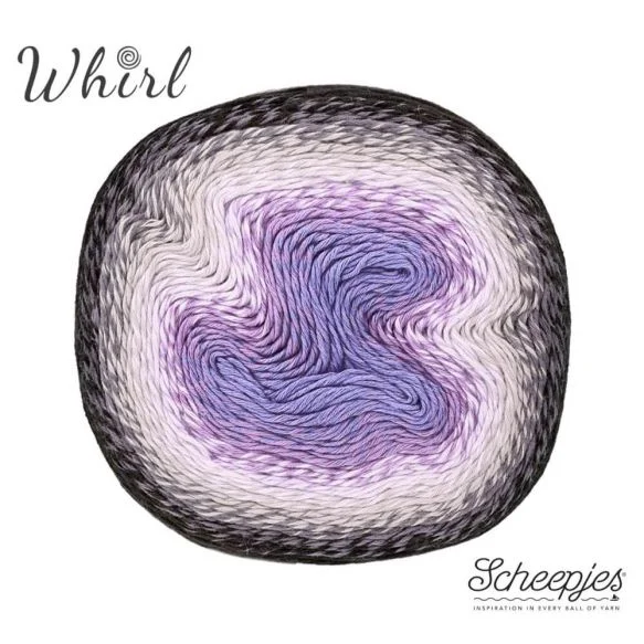 Snabb leverans Kakgarn Whirl786 Dark Grape Squish Scheepjes