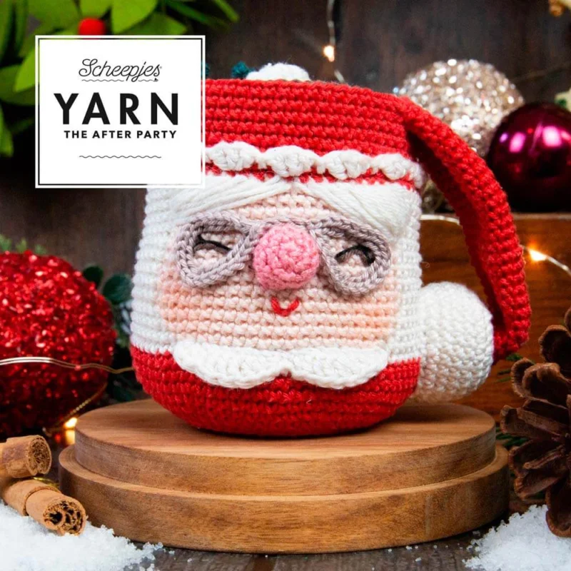 Materialkit Virka Jultomte Mrs Claus kit 158 Engelskt mönster Endast denna vecka