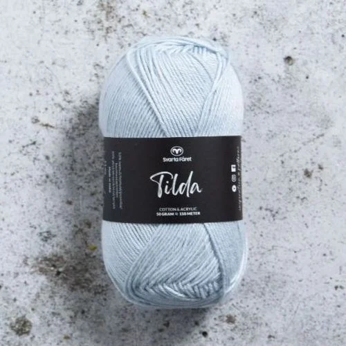 Tilda garn 50 g Svarta Fåret Pastel Blue Nr 588 Köp online