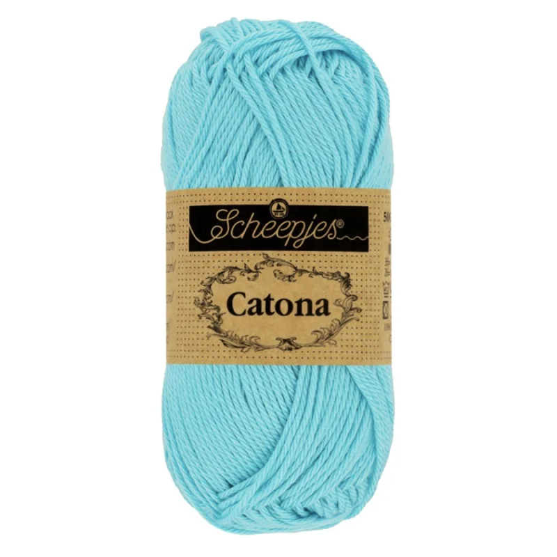 Catona garn Scheepjes Cyan 50 g nr 397 Endast denna vecka