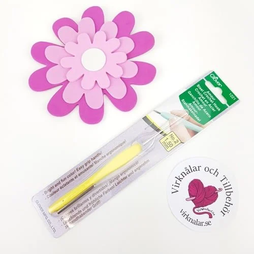 Clover Amour Steel Tunna Ergonomiska Virknålar 1,5 mm Billig
