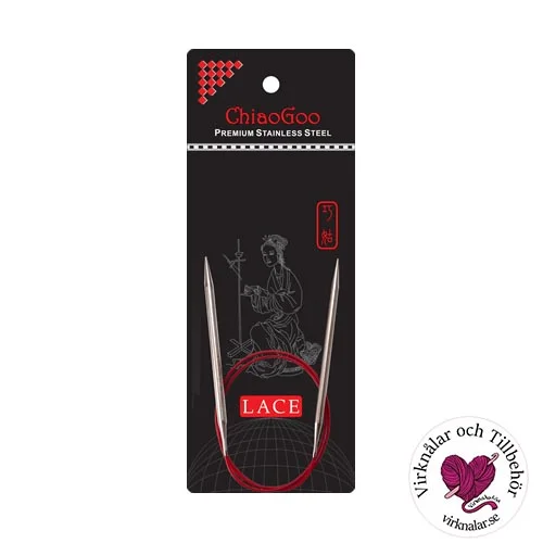 Rundstickor Red Lace ChiaoGoo 703204 80cm 3,5 mm Endast idag