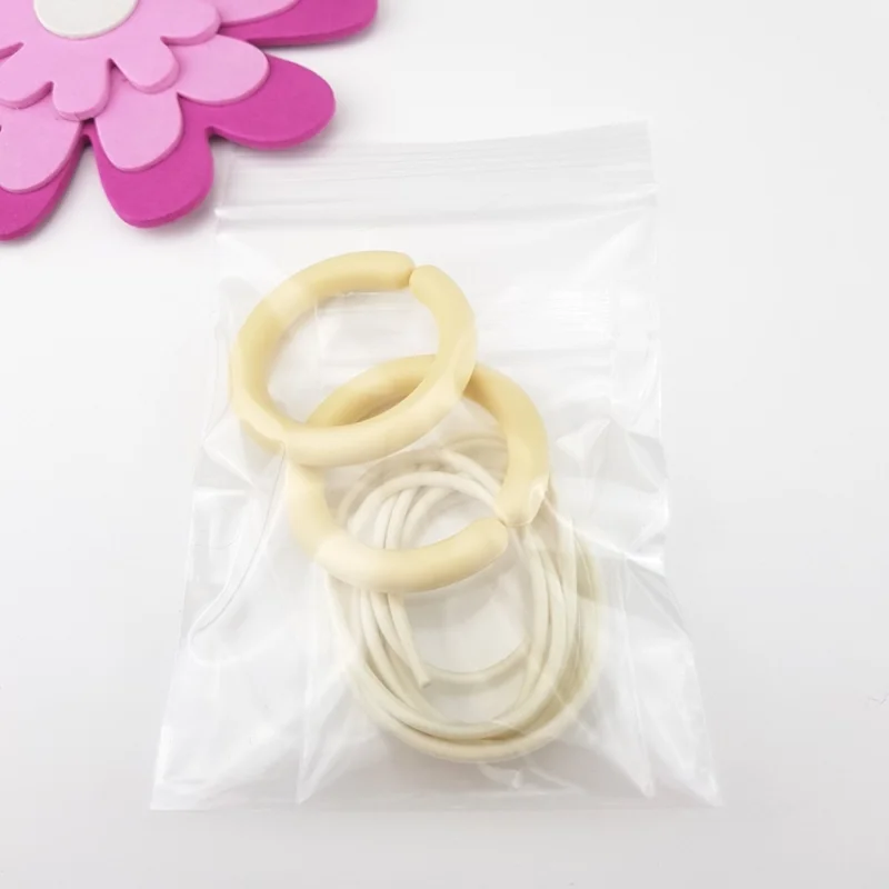 Beställ nu Barnvagnsringar Vaniljglass och 1 meter ljusbeige rundresår