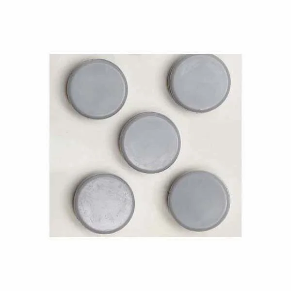 Skallra Rund Cylinder Gråa M 22 mm 5 st Bästa pris