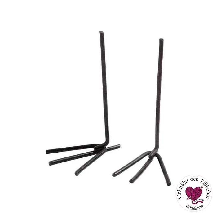 Kycklingfötter metall Svarta 2x5 cm Storpack 10 par Säker betalning
