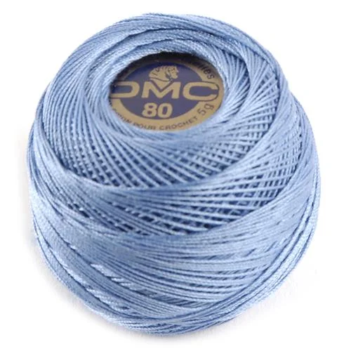 Kampanjpris Virkgarn DMC Special Dentelles Nr 80 5g Jeansblå 799