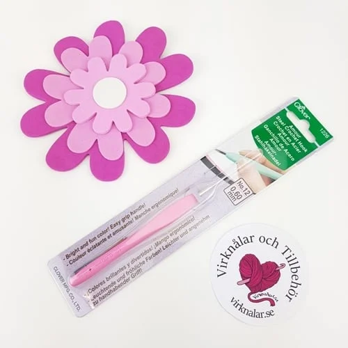 Clover Amour Steel Tunna Ergonomiska Virknålar Steel 0,6 mm Begränsat erbjudande