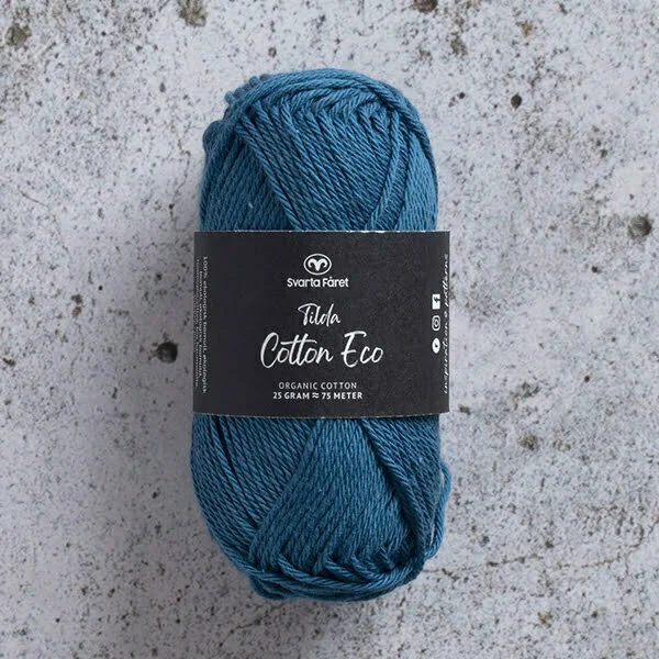 Rabatt Tilda Cotton Eco 25 gMörkare Jeansblå Nr 273