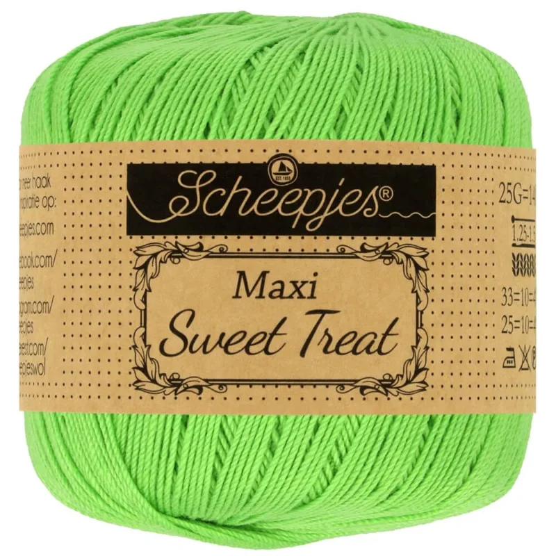 Extra rabatt Virkgarn Maxi Sweet Treat 25 g Spring Green 513