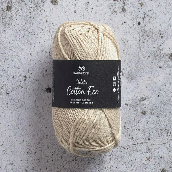Tilda Cotton Eco 25 g Beige Nr 222 – Storpack 10 st Kampanjpris