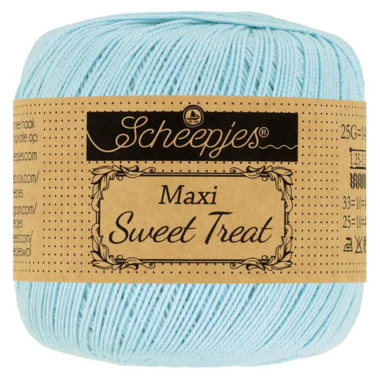 Snabb leverans Virkgarn Maxi Sweet Treat 25 g Bluebell 173