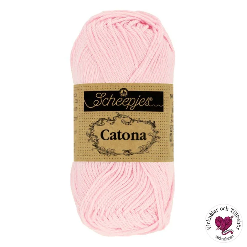 Catona garn Scheepjes Powder Pink 50 g 238 Utförsäljning