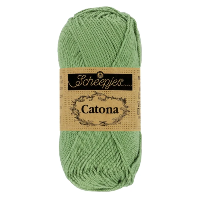 Catona garn Scheepjes Sage Green 50 g nr 212 Outlet