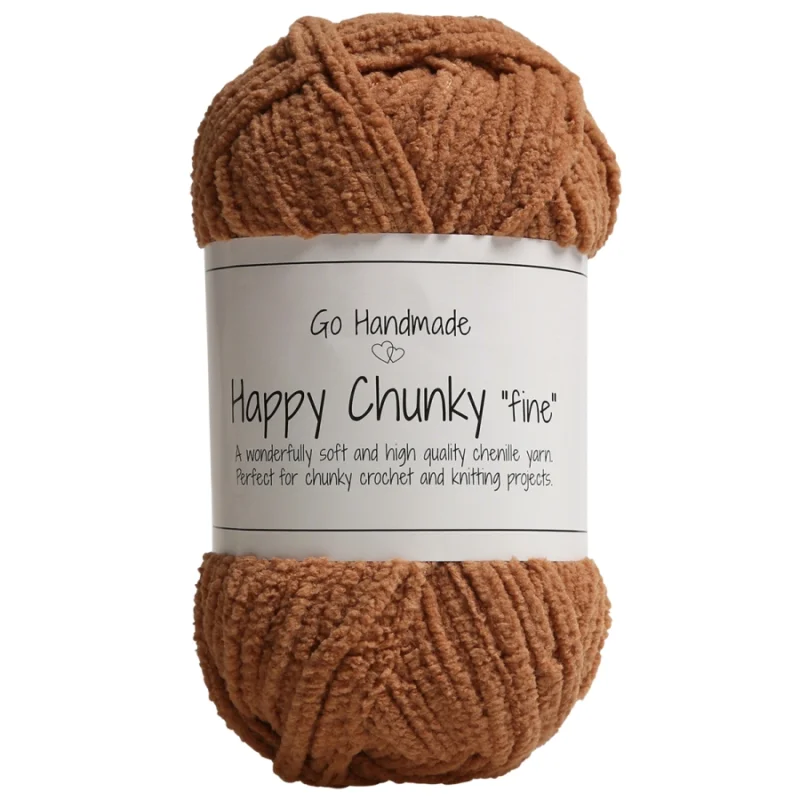 Happy Chunky Fine 50g 65m Toffee17856 Go Handmade Lågt pris