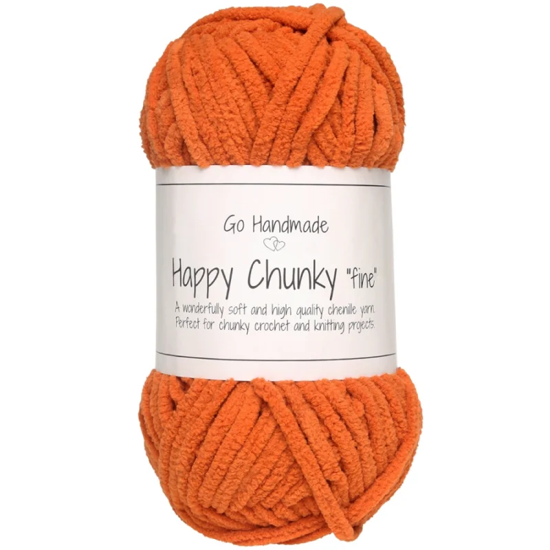 Happy Chunky Fine 50g 65m Rusty Brown 17982 Go Handmade Snabb frakt