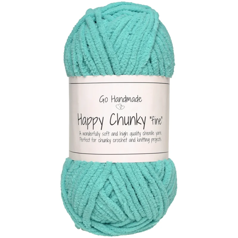 I lager Happy Chunky Fine 50g 65m Mint 17980 Go Handmade