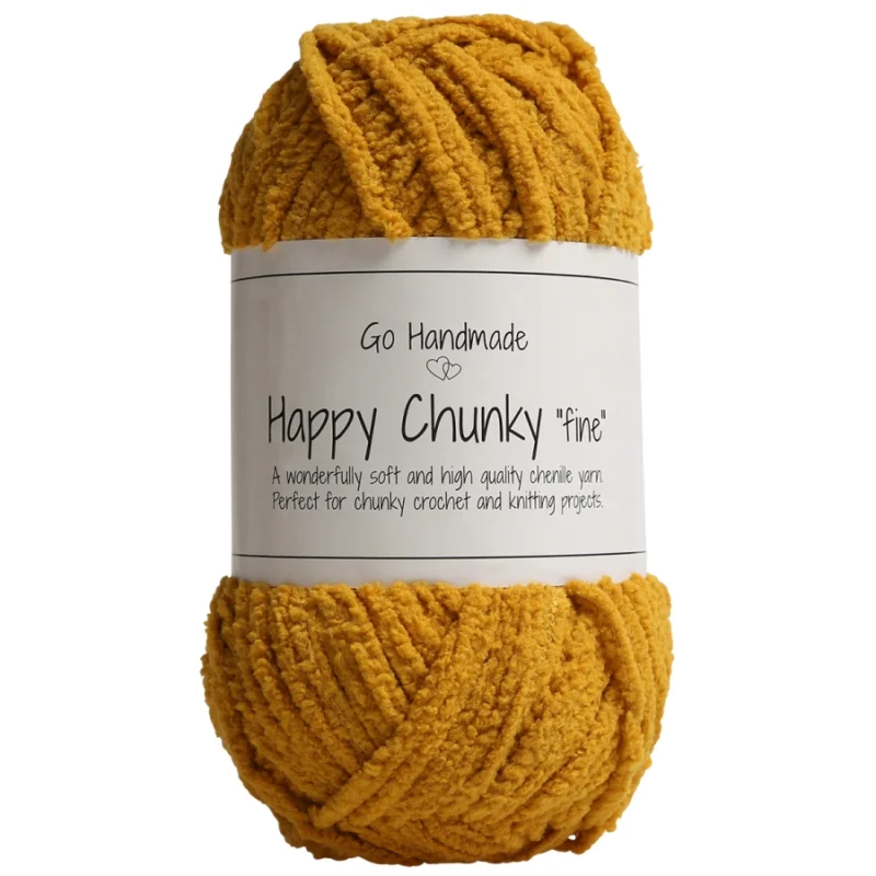 Happy Chunky Fine 50g 65m AmberSaffran 17858Go Handmade Erbjudande