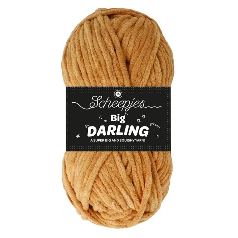 Populärt val Sammetsgarn Big Darling Scheepjes 150 g 90 m Teddy Bear 404