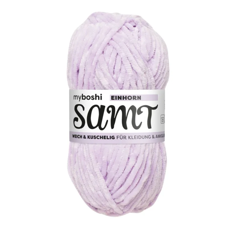 Sammetsgarn Samt 100g 100 m Ljuslila Einhorn 861 Snabb frakt