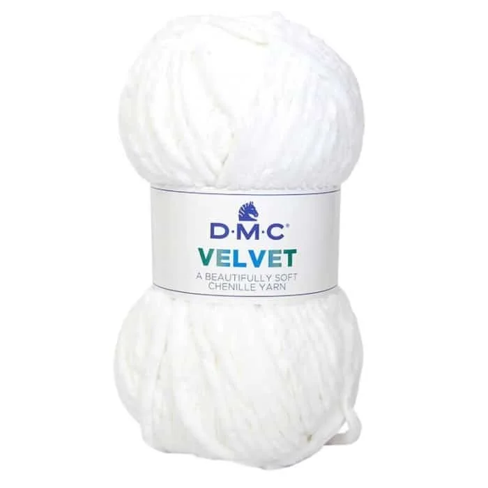 Sammetsgarn Dmc Velvet 100g Vit002 Kampanjpris