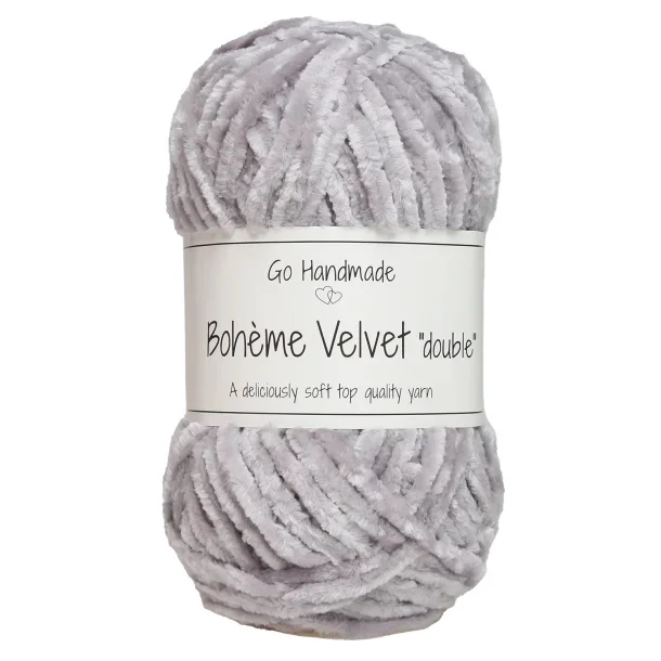 Boheme Velvet Double 50g 70m Grå 17624 Lägg i varukorgen