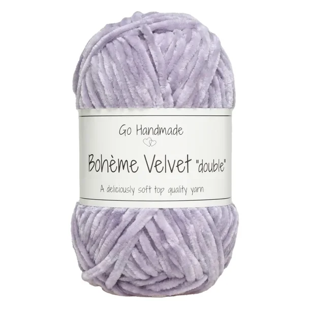 Erbjudandepris Boheme Velvet Double 50g 70 m Ljuslila Lavender17636