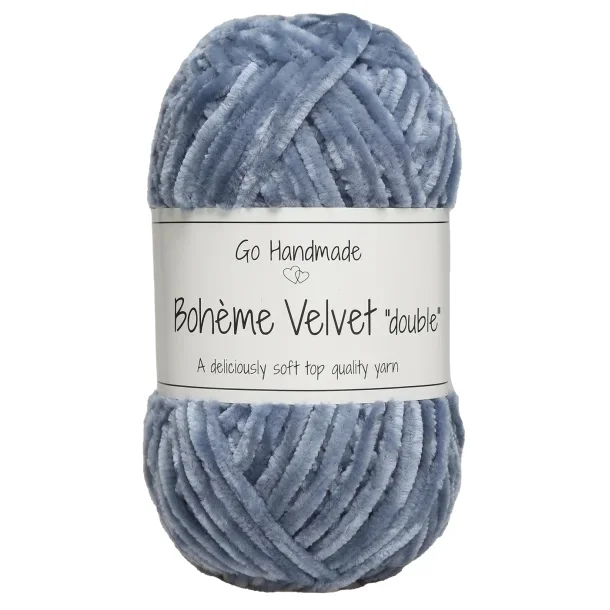 Utförsäljning Boheme Velvet Double 50g 70mJeansblå 17626