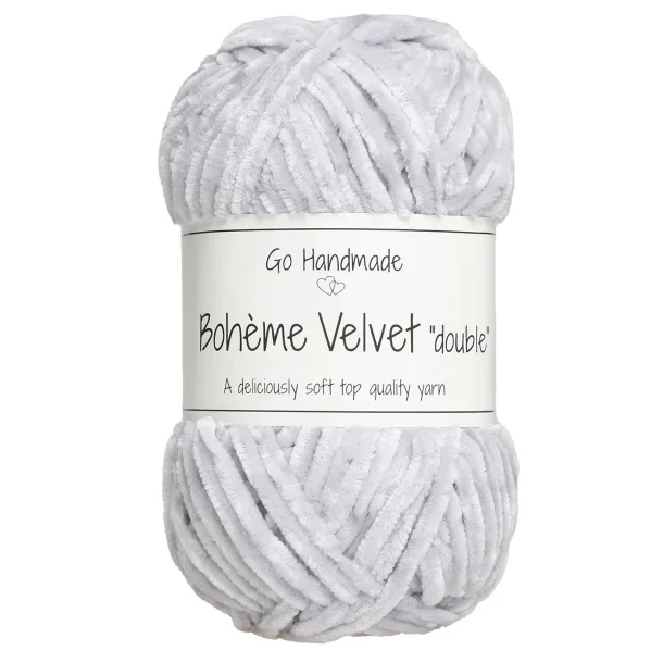 Lägg i varukorgen Boheme Velvet Double 50g 70m Ljusgrå 17621