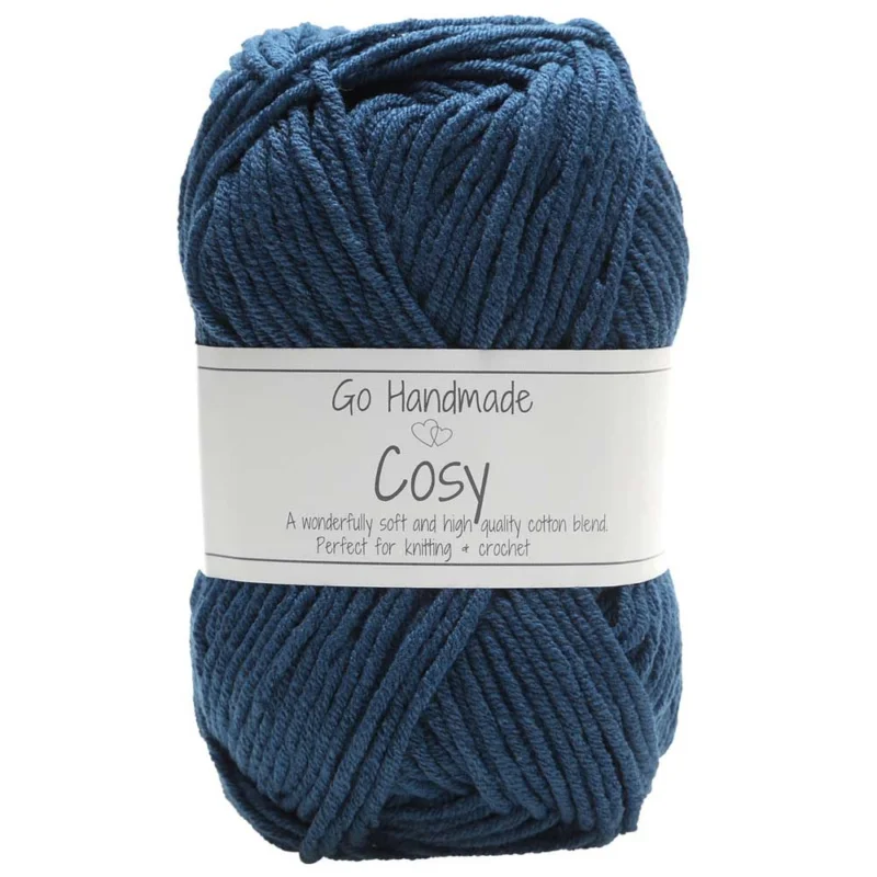 Köp nu Cosy garn 50 g Go Handmade Marine Blue 17652