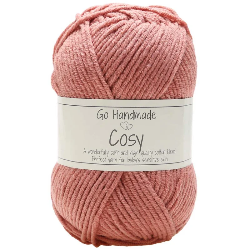 Cosy garn 50 g Go Handmade Terracotta 17369 Snabb leverans
