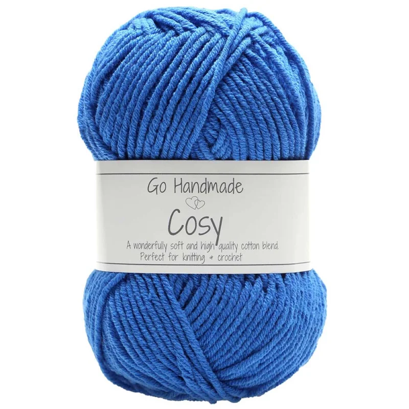 Beställ idag Cosy garn 50 g Go Handmade Cobalt Blue 17468
