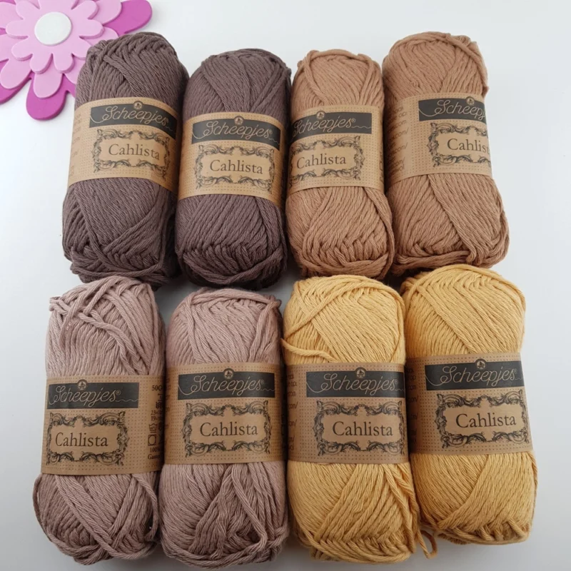Garnpaket Obs! Cahlista Bruna toner 8 p Outlet