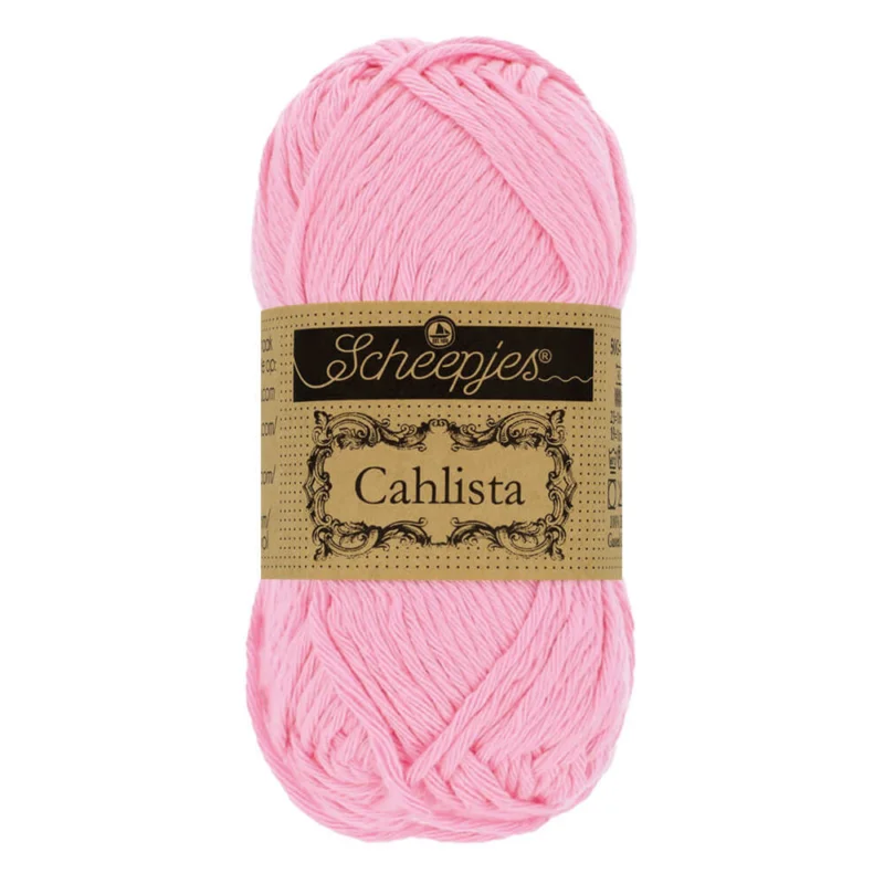 Populärt val Cahlista garn Scheepjes 50 g Rosa Tulip 222